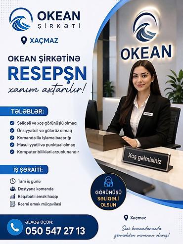 bakı restoran iş elanları: Hostes, qeydiyyatçı tələb olunur — 1