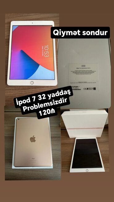 Apple iPad: İpad 7 problemsizdir Ünvan Nərimanov neptun marketin yanı