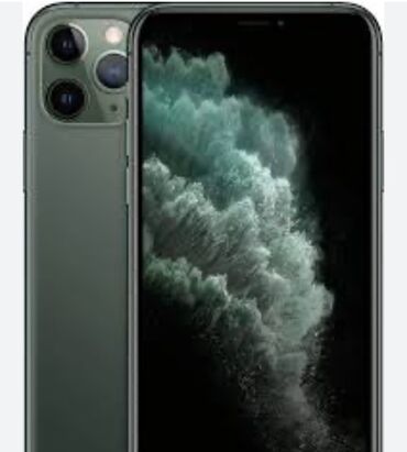 купить бэушный айфон 11: IPhone 11 Pro, Matte Midnight Green