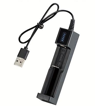 Baterije: Nov punjač za Litium-Jonske baterije. Ima indikator punjenja dok puni — 3