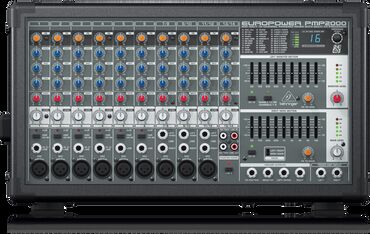 аппаратуру behringer: Behringer PMP2000 (б/у): Мощный 14-канальный микшер-усилитель