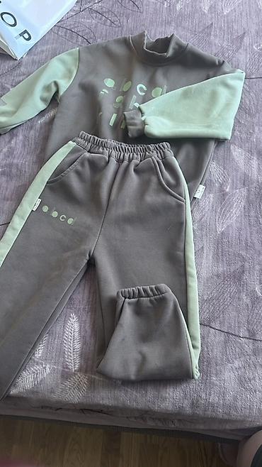 usag geyimi: Uşaq üçün iki hissəli sport dəsti - Komlekt: sweatshirt və şalvar - — 3
