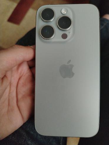 apple display: IPhone 15 Pro, 128 GB, Gümüşü, Face ID — 1