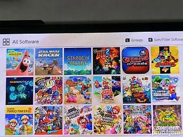 Nintendo Switch: Nintendo Switch OLED konzola cipovana 64gb + 512gb microSD sa 140 — 8