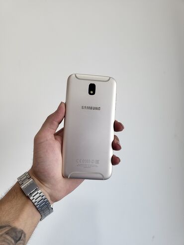 Samsung: Samsung Galaxy J5, 16 GB, rəng - Qızılı, Düyməli, Barmaq izi