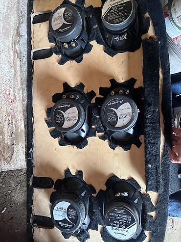 islenmis kalonka: 4 əd xrom 500w 2 ed 600w 7250 maqnıtafon Savbufer +monoblok üstündə — 2