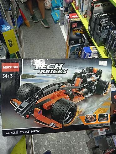 Конструктор BRICK Tech Bricks 3413 — «Black Champion Racer» - Набор