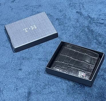 portmane: Tommy Hilfiger kişi pul kisəsi – dəri aksesuar • Material: təbii — 3