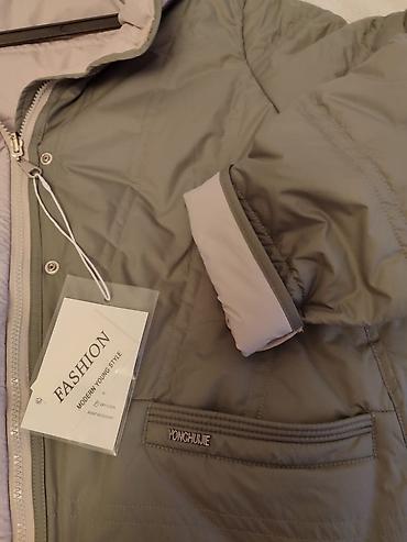 Демисезонные куртки: АБСОЛЮТНО новая деми курточка.двухсторонняя.с капюшоном и — 4