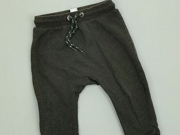 Spodnie: Spodnie 2 lata, wzrost - 92 cm., stan - Dobry, wzór - Jednolity kolor, kolor - Zielony