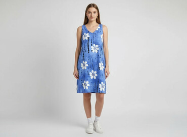 sukienki plisowana dla puszystych: Sukienka damska, rozmiar M