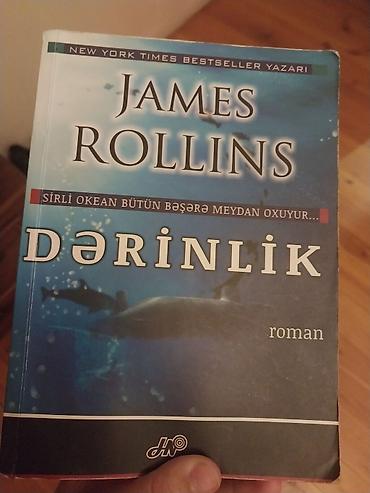 Художественная литература: Satılır: 4 kitabdan ibarət paket 1) James Rollins – “Dərinlik” — 1