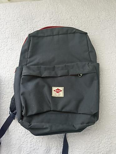 mekteb çanta: Lee Cooper brendinin gündəlik bel çantası - Rəng: tünd boz (qırmızı — 1