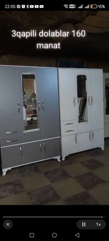 Dolablar: Açılan, 3 qapılı Düz dolab, Qarderob, paltar dolabı -da lalafo.az — 10 Dolablar: Açılan, 3 qapılı Düz dolab, Qarderob, paltar dolabı — 10