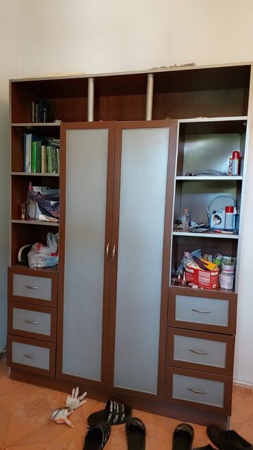 plastmas şkaf: İşlənmiş, Açılan, 2 qapılı Düz dolab, Qorka
