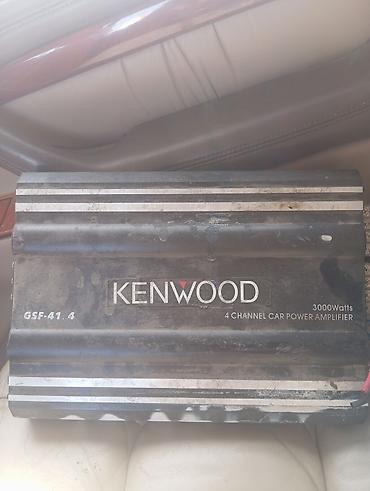 4х канальный усилитель: Автомобильный усилитель Kenwood GSF-41.4 - Тип: 4‑канальный усилитель — 2