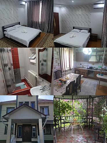 Посуточная аренда квартир: 3 комнаты, Люкс, элитка, Арча-Бешик ж/м, Душевая кабина, Постельное белье, Кондиционер — 3