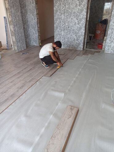Döşəmə işləri: Doseme ustasiyam laminat parket dikt laga silfovka her bir isler — 11