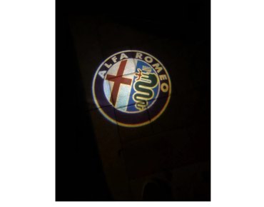 krovni kofer za auto: ALFA ROMEO - LED Logo projektor za vrata - komplet od 2 komada