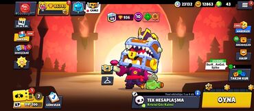 Brawl Stars oyununda 86357 kupa, 3053 aşamalı kupa və 7387 zəfərə