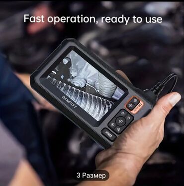 Mobil telefonlar üçün digər aksesuarlar: Ekranli endoskop.ishiqi ve başliqlari var — 5