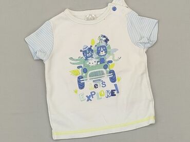 bluzki zara białe: T-shirt, F&F, 0-3 months, condition - Very good