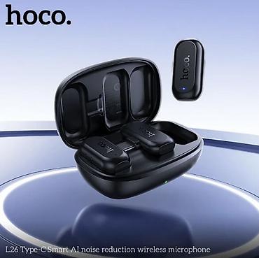 apple studio: Беспроводной петличный микрофон HOCO L26 SMART AI ENC Стильный и — 7