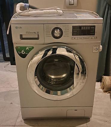 Техника и электроника: LG önyükləməli paltaryuyan maşın – Inverter Direct Drive, 6 kq — 1