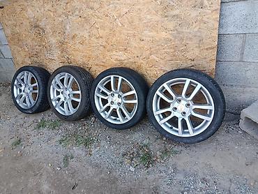 Колеса в сборе 195 / 45 / R 16, Лето, Б/у, Комплект, Легковые, Литые, отверстий - 5 at lalafo.kg Колеса в сборе 195 / 45 / R 16, Лето, Б/у, Комплект, Легковые, Литые, отверстий - 5