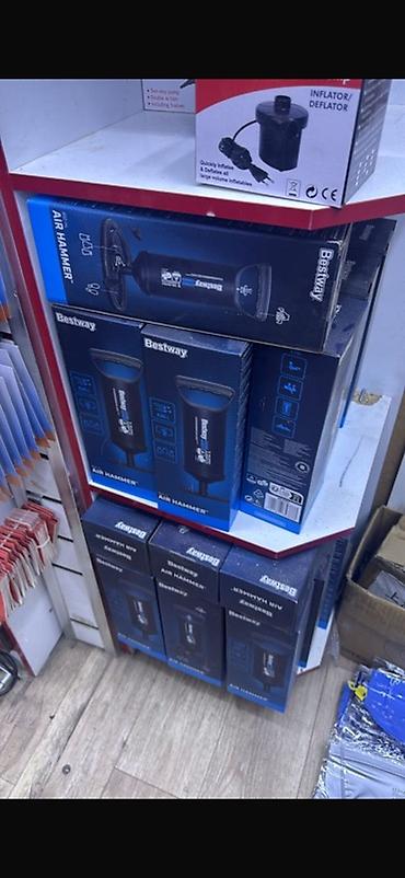 air pump: Электрический насос Stermay HT-196 (AC Electric Air Pump) матрасы — 2