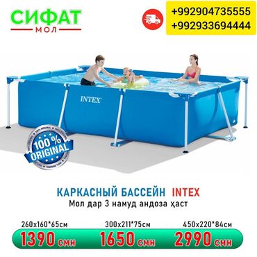 Техника для кухни: Бассейн каркасный круглый INTEX 😍😍 Каркасный бассейны Intex обладают