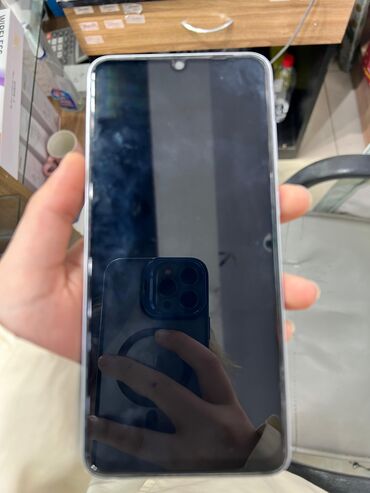 barter olunan telefonlar: Samsung Galaxy A05, 128 GB, rəng - Boz, İki sim kartlı, Face ID