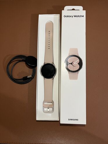 Galaxy Watch: Смарт часы Galaxy Watch 4 Pink Gold Все работает отлично