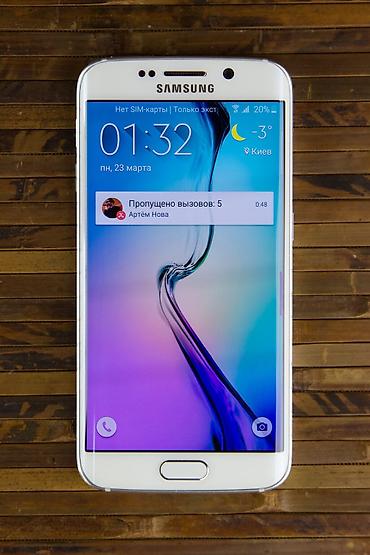 Samsung Galaxy S6 Edge, 64 GB, rəng - Ağ, Barmaq izi lalafo.az -da Samsung Galaxy S6 Edge, 64 GB, rəng - Ağ, Barmaq izi