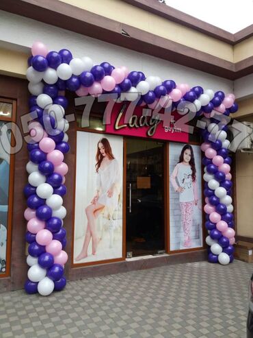 Oyuncaqlar: Helium və adi şarlarla bəzədilmə. Decor shar dizayn xidmeti. Sar