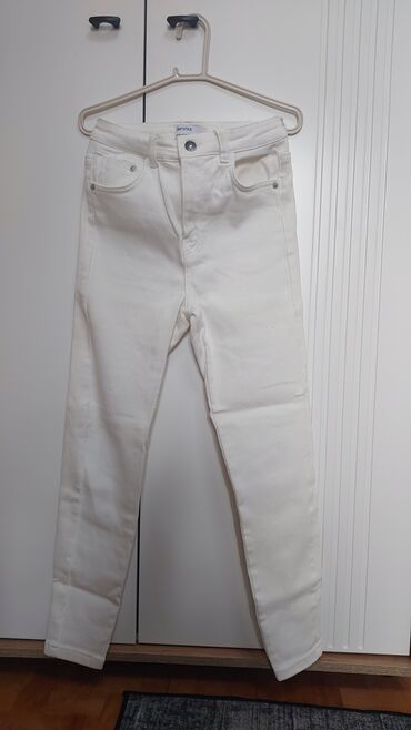 джинсы stradivarius: Джинсы, Скинни, Bershka, Высокая талия, XS (EU 34)