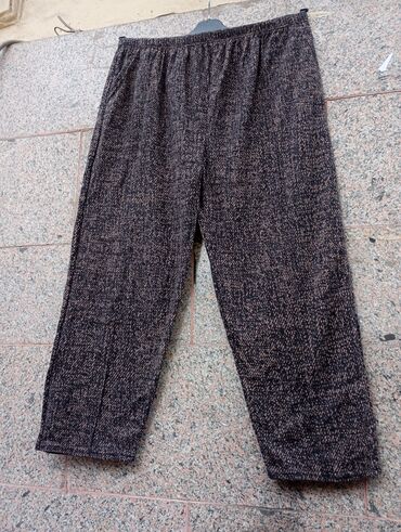 Qadın şalvarları: Qadınlar üçün isti palto parçasından rahat xoşagəlimli cibli beli — 7