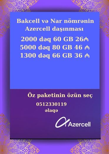 SİM-kartlar: Nömrə: ( 051 )