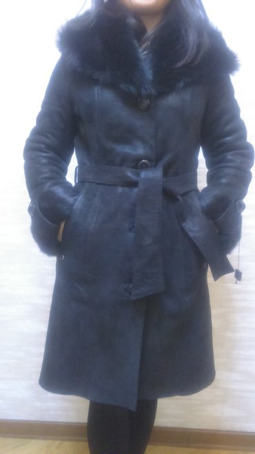 dublyonka dublonka дублёнка: Пальто M, цвет - Черный