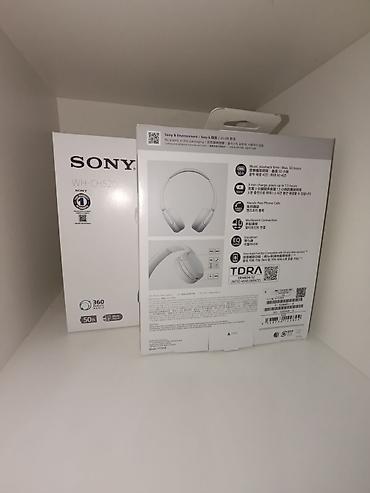 Audio: Yeni Simsiz (Bluetooth) Qulaqcıqlar, Sony, rəng - Mavi — 5