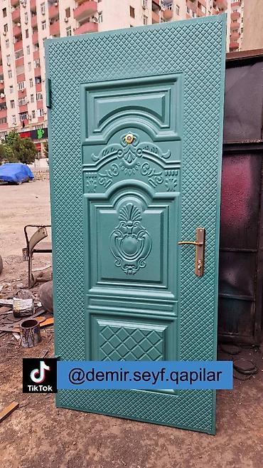 qapi rengleri: Yeni Giriş qapısı Zamok və çərçivə ilə, Ödənişli çatdırılma, Rayonlara çatdırılma — 9