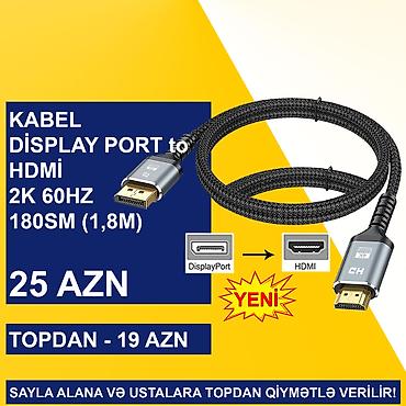 Digər kompüter aksesuarları: HDMİ Kabellər SAYLA ALANA VƏ USTALARA TOPDAN QİYMƏTLƏ VERİLİR! ⭐Type-C — 12