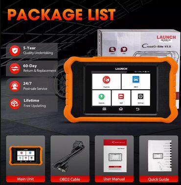 Alati za automobile: Novo - Launch Creader Elite V2.0 OBD2 Kia, Hyundai, Genesis Potpuna — 24