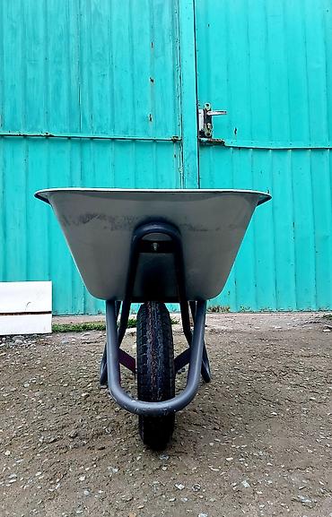 Садово-строительные тачки и тележки: Садово-строительная тачка и тележка, Стальная, Одноколесная, Новый, В розницу — 14