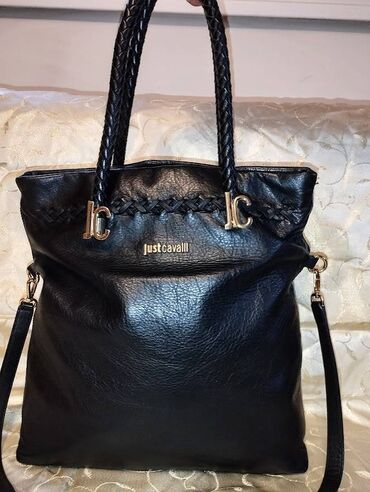 Handbags: Cavalli kožna torba s hologramom NOVO Skupocena torba renomiranog