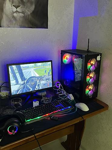 pc pult gaming: Gaming stolüstü kompüter və aksesuarlar dəsti REAL ALİCİYA ENDİRİM — 1