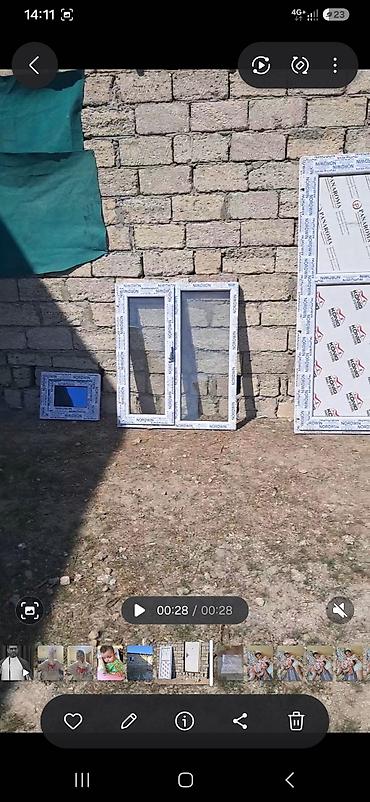 plastic qapi: PVC plastik və qapı 2.80e - Marka: Nordwin (profildə qoruyucu plyonka — 1