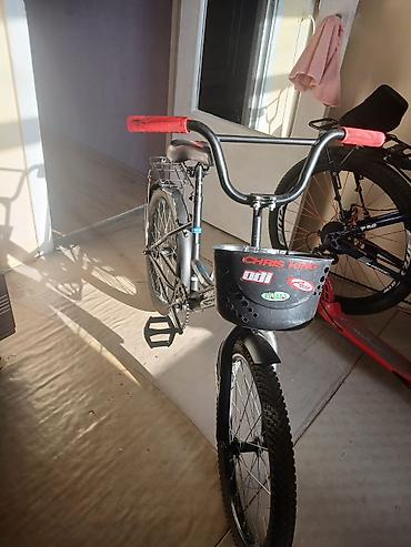 Uşaq/yeni başlayanlar üçün BMX tərzli velosiped - Rəng: qara, qırmızı