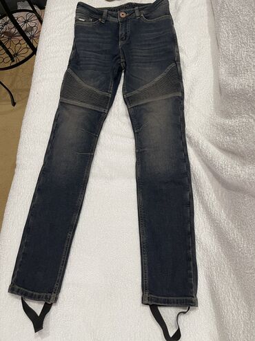 джинсы из франции: Повседневные брюки, Скинни, Средняя талия, XS (EU 34), 2XS (EU 32)