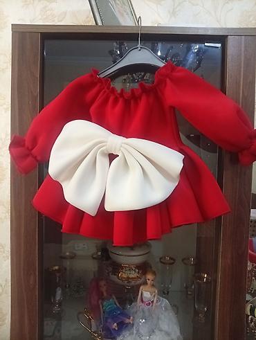 Услуги: Uşaq paltarı – qırmızı rəngdə, bayram və tədbirlər üçün. - Model — 2